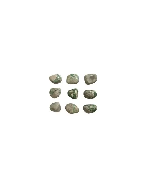 Trommelsteine - Variscit in Matrix, 2,8 - 2,8cm - L - 500gr Beutel