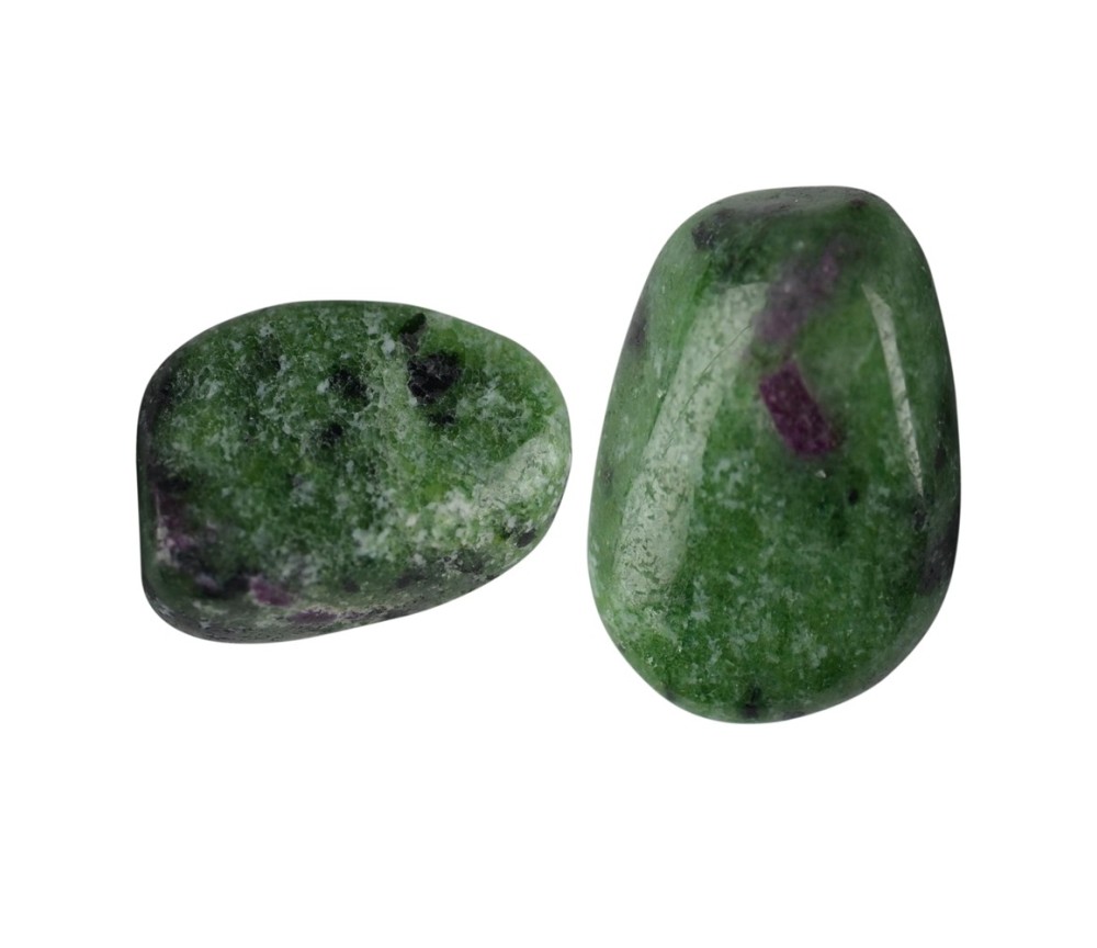 Trommelsteine - Zoisit, 2,5- 3 ,0cm - L - 500gr Beutel