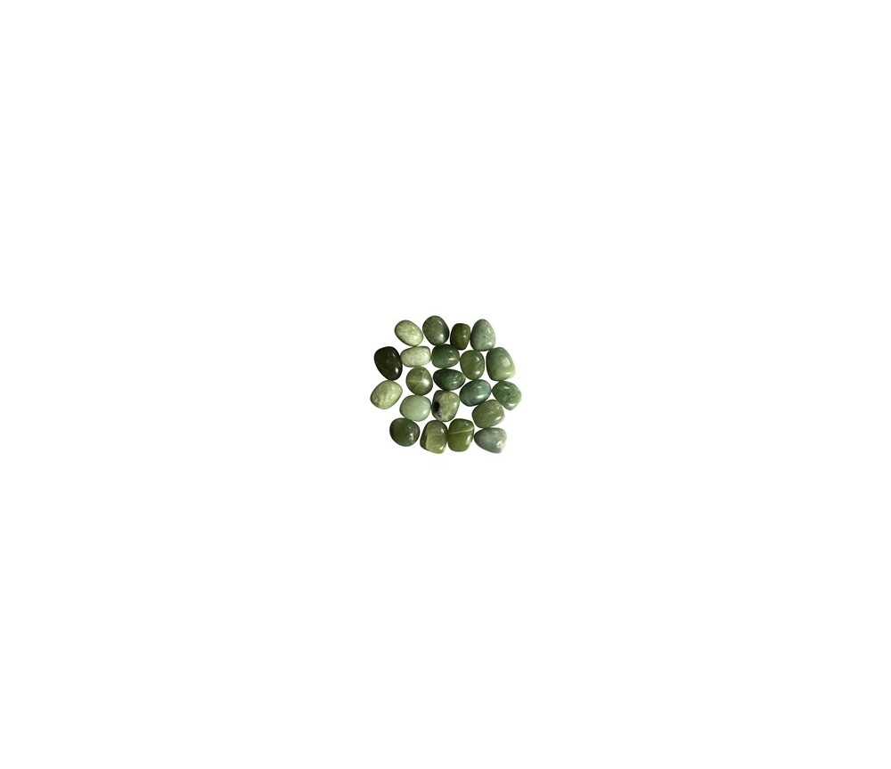 Trommelsteine - Serpentin -  China Jade- 2,6 - 3,1cm - L - 500gr Beutel