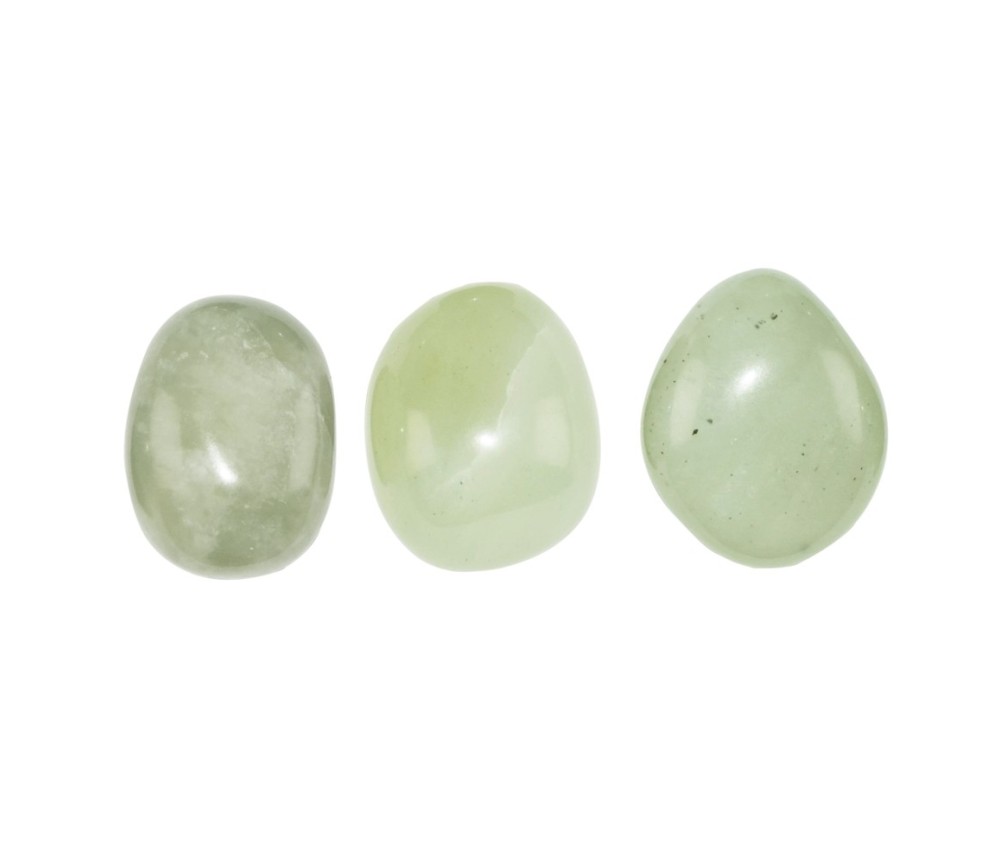 Trommelsteine - Serpentin -  China Jade- 2,0 - 2,5cm - M - 500gr Beutel