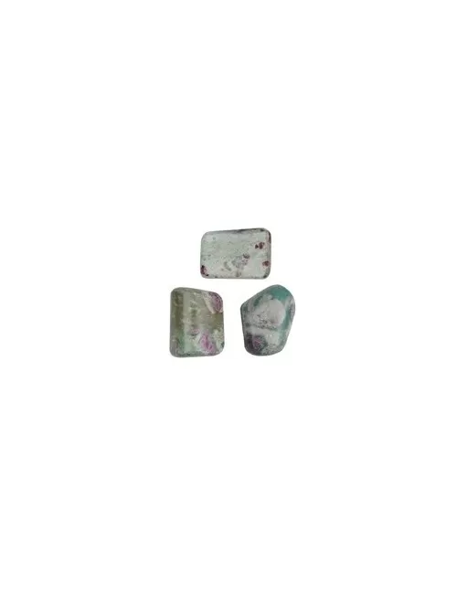 Trommelsteine - Fuchsit mit Rubin, 2,5 - 3,5cm - XL - 500gr Beutel