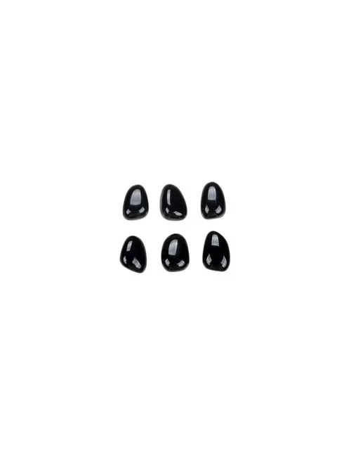 Trommelsteine - Obsidian - schwarz- 2,8 - 3,2cm - XL - 500gr Beutel