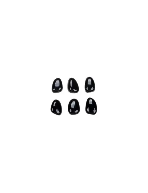 Trommelsteine - Obsidian - schwarz- 2,2 - 3,0cm - L - 500gr Beutel