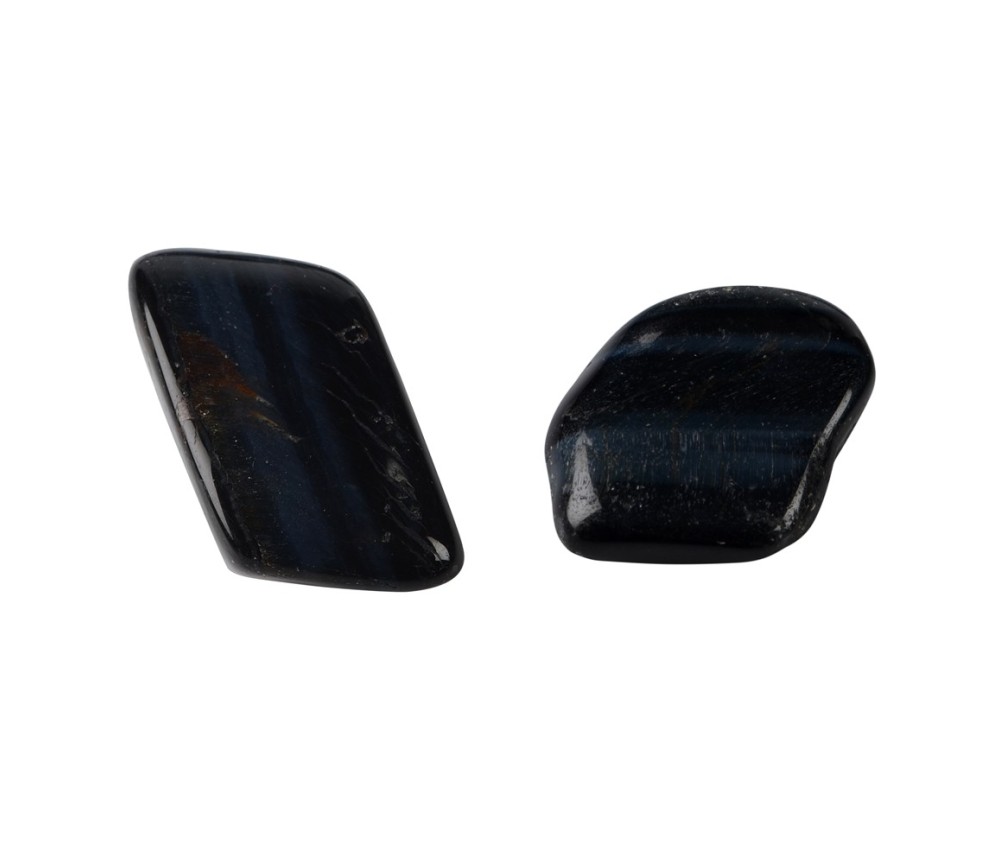 Trommelsteine - Tigerauge blau -  Falkenauge- 2,5 - 3,0cm - L - 500gr Beutel