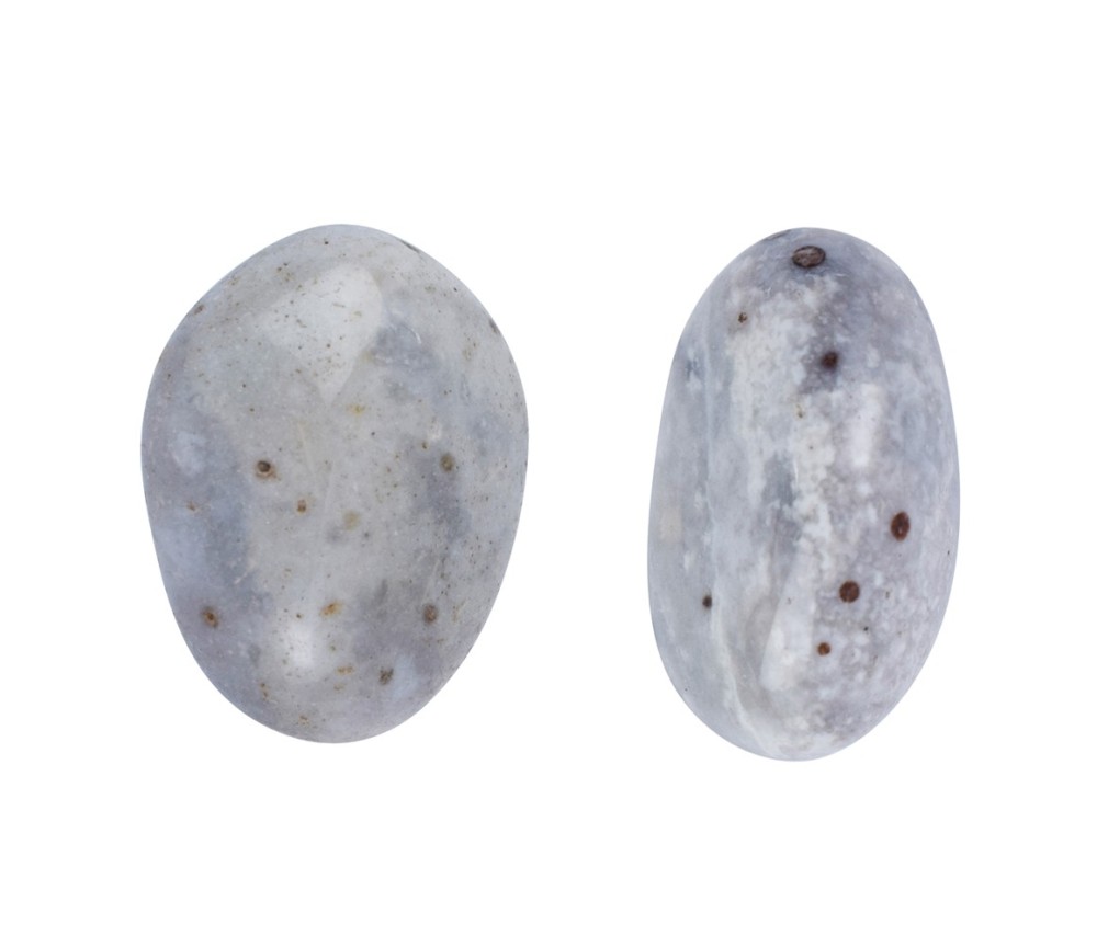 Trommelsteine - Chalcedon - Mangan- 2,5 - 3,0cm - L - 500gr Beutel