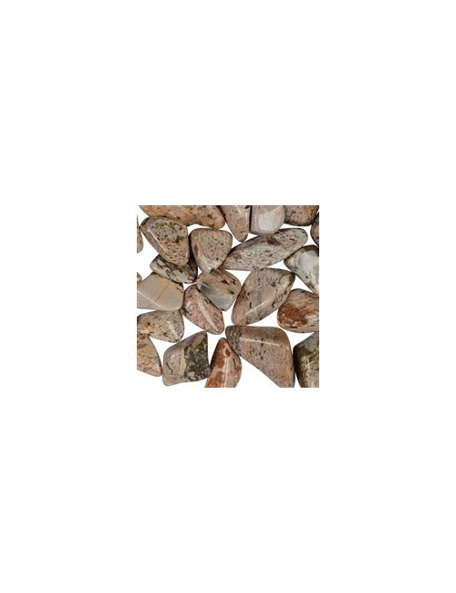 Trommelsteine - Jaspis - Brekzienjaspis creme- 2,5 - 4,0cm - L - 500gr Beutel