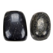 Trommelsteine - Pyrit in Schiefer, 2,0 - 2,5cm - L - 500gr Beutel