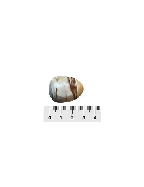 Trommelsteine - Abendrot-Rhyolith, 2,8 - 3,2cm - L- facettiert - 500gr Beutel