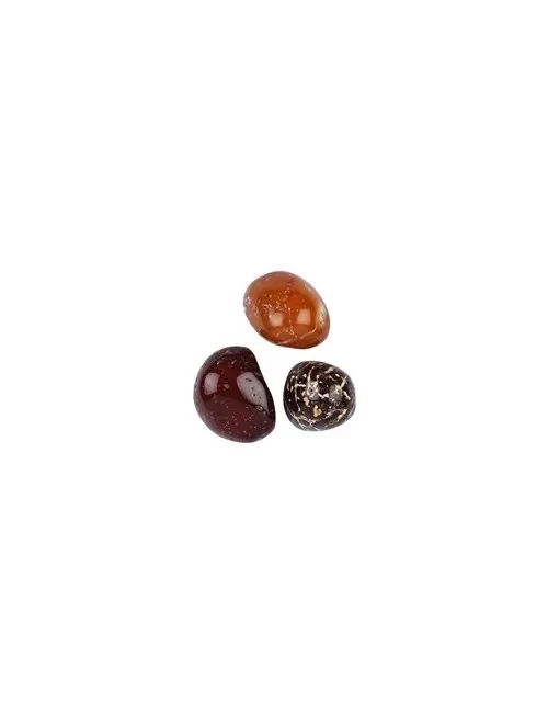 Trommelsteine - Carneol - natur- 3,5 - 5,0cm - Jumbo - 500gr Beutel