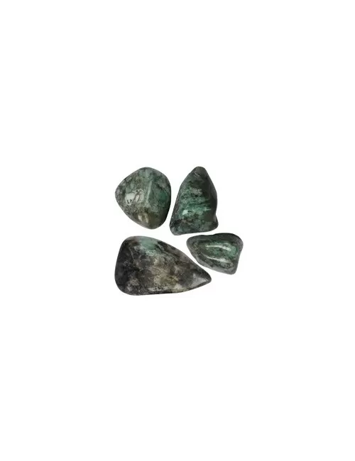 Trommelsteine - Smaragd in Matrix, 4,0 - 7,0cm - Jumbo - 500gr Beutel