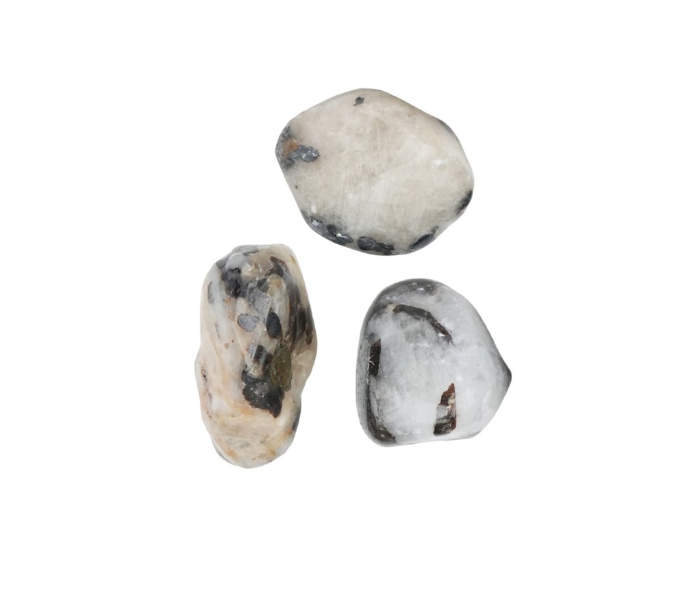 Trommelsteine - Siderit in Kryolith, 2,0 - 3,0cm - 100gr Beutel