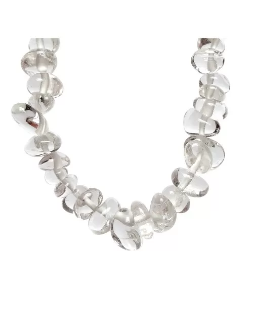 Halskette - Collier - Barock Classic - Klarheit - Bergkristall