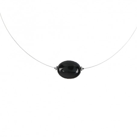 Halskette - Collier - Regenbogen-Obsidian