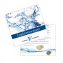 Lapis Vitalis - Wassersteine - Bergkristall - in Metall-Geschenkdose