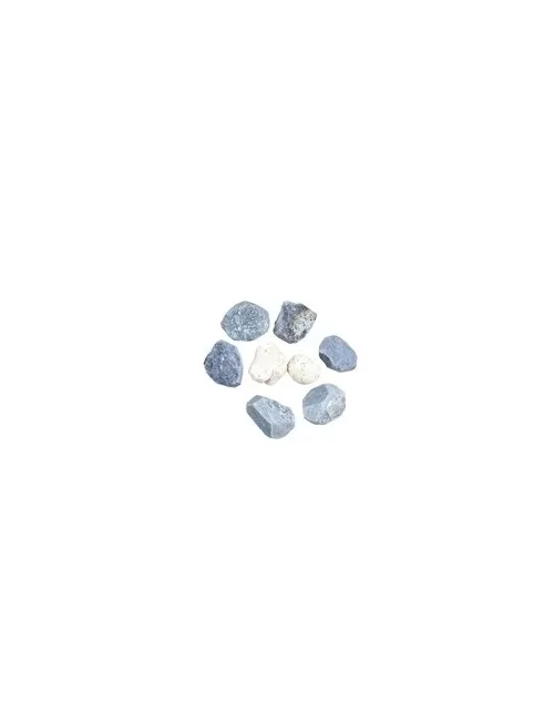 Lapis Vitalis - Wassersteine - Mischung - Gelassenheit - in Metall-Geschenkdose (Blauquarz, Dumortierit, Magnesit)