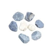 Lapis Vitalis - Wassersteine - Mischung -  Gelassenheit - in Metall-Geschenkdose  (Blauquarz, Dumortierit, Magnesit)