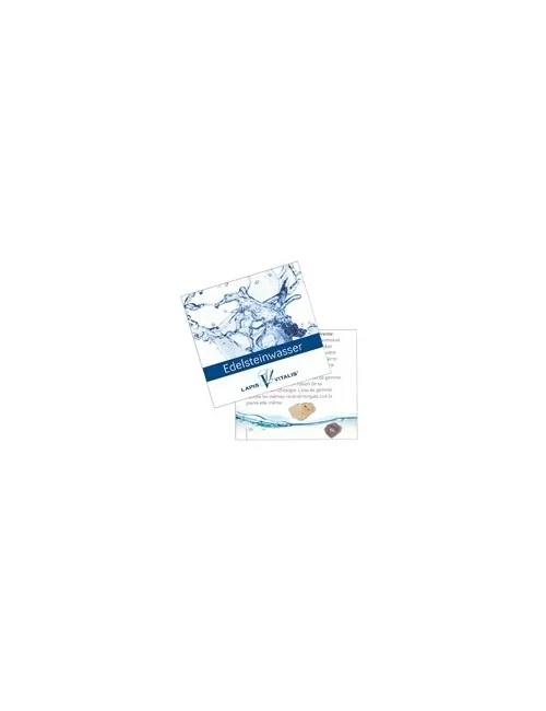 Lapis Vitalis - Wassersteine - Mischung - Zur Ruhe kommen in Metall-Geschenkdose