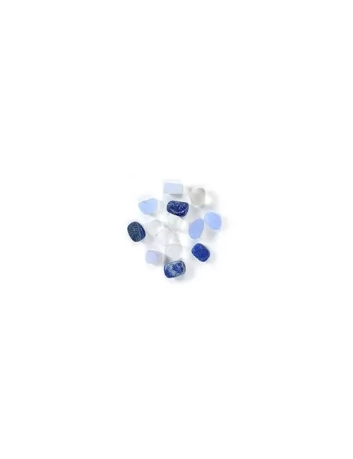 Lapis Vitalis - Wassersteine - Mischung - Kommunikation & Verständigung in Metall-Geschenkdose