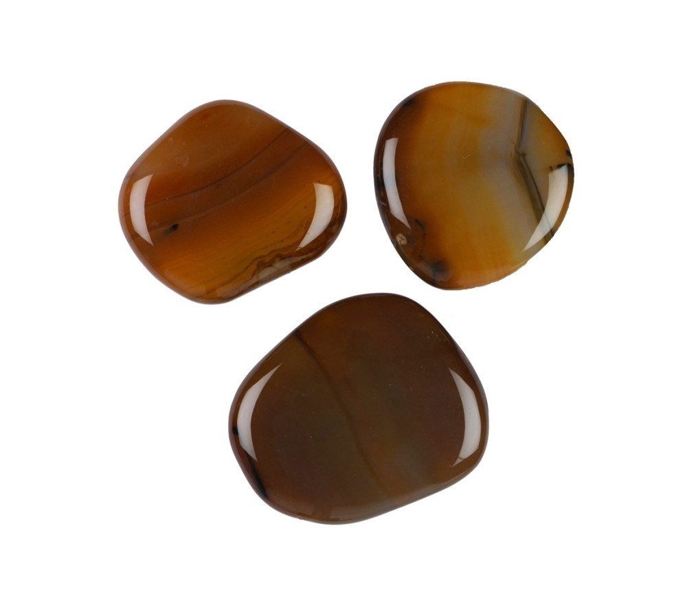 Heil- & Edelsteine - Scheibensteine - Carneol (gebr.) - 500gr Beutel