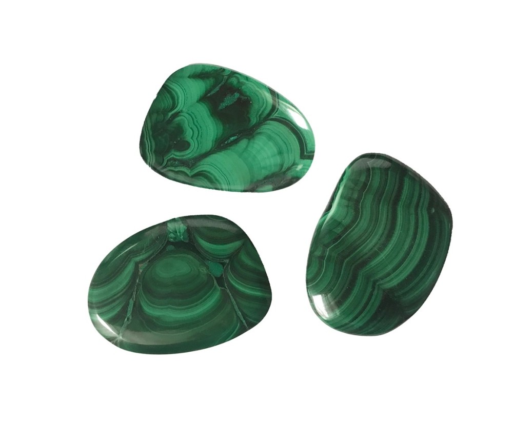 Heil- & Edelsteine - Scheibensteine - Malachit (stab.) - 250gr Beutel