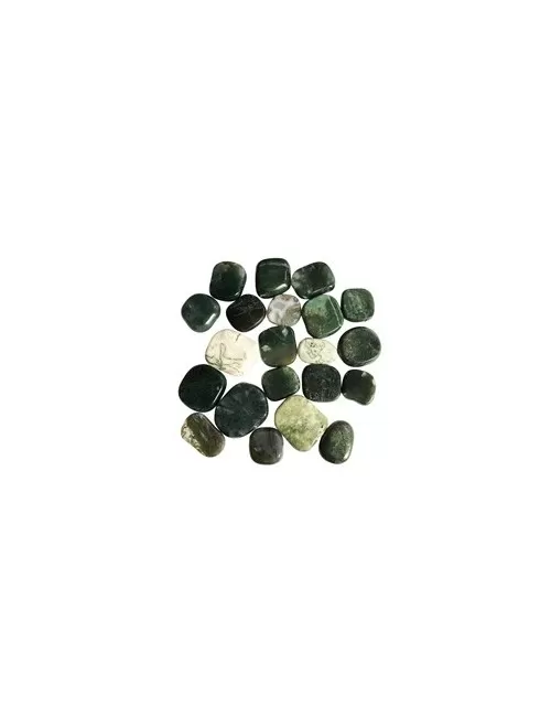 Heil- & Edelsteine - Scheibensteine - Moosachat B - 500gr Beutel