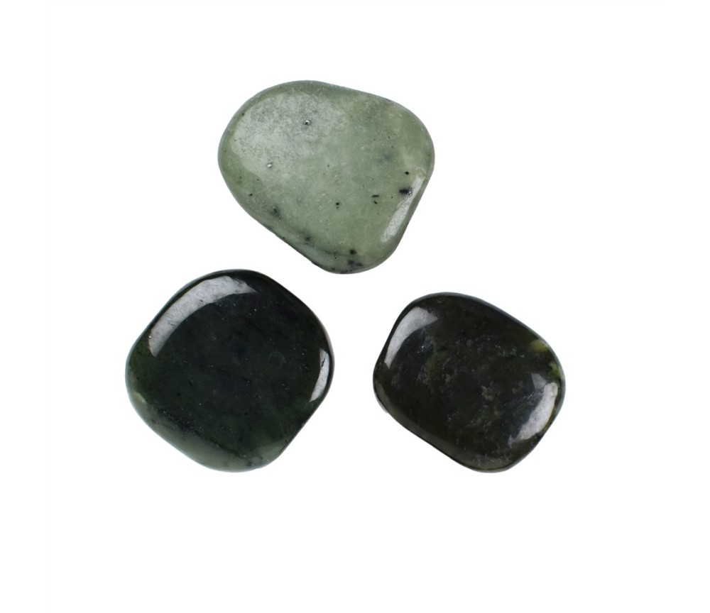 Heil- & Edelsteine - Scheibensteine - Nephrit - 500gr Beutel