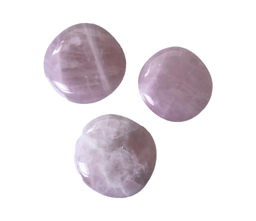 Heil- & Edelsteine - Scheibensteine - Rosenquarz - 500gr Beutel