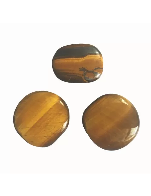 Heil- & Edelsteine - Scheibensteine - Tigerauge gold - 500gr Beutel