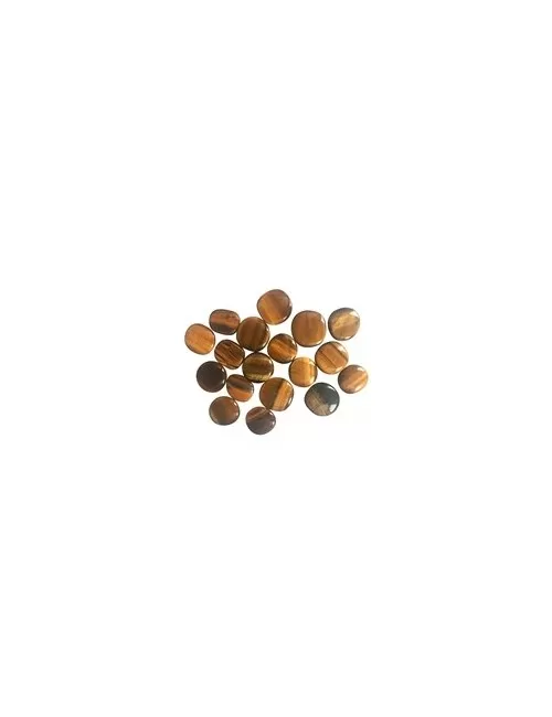 Heil- & Edelsteine - Scheibensteine - Tigerauge gold - 500gr Beutel