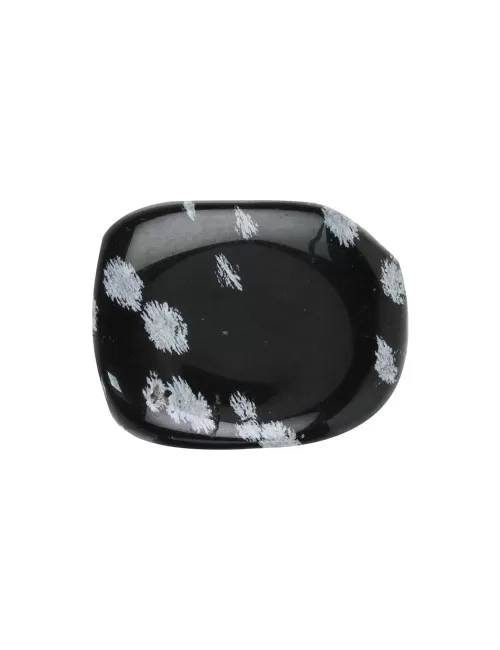 Heil- & Edelsteine - Scheibensteine - Obsidian (Schneeflockenobsidian) - 500gr Beutel