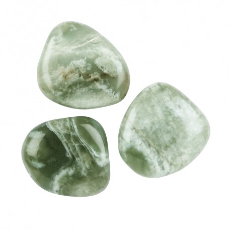 Heil- & Edelsteine - Scheibensteine - Serpentin ( China Jade ) - 500gr Beutel