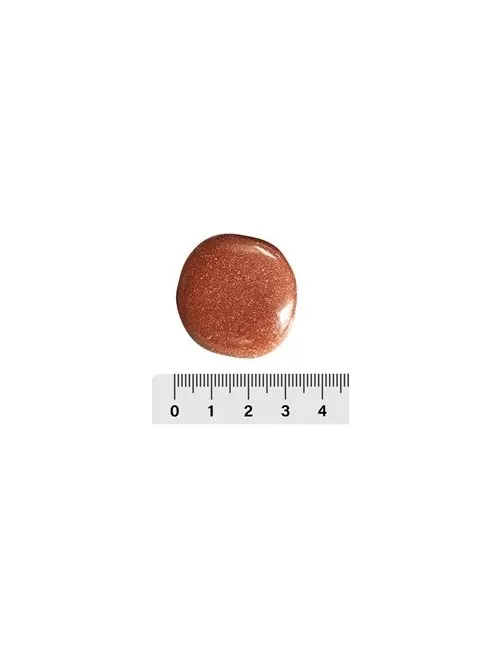 Heil- & Edelsteine - Scheibensteine - Goldfluss braun (synth. Glas) - 500gr Beutel