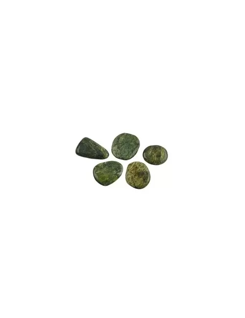 Heil- & Edelsteine - Scheibensteine - Stichtit in Serpentin - 500gr Beutel