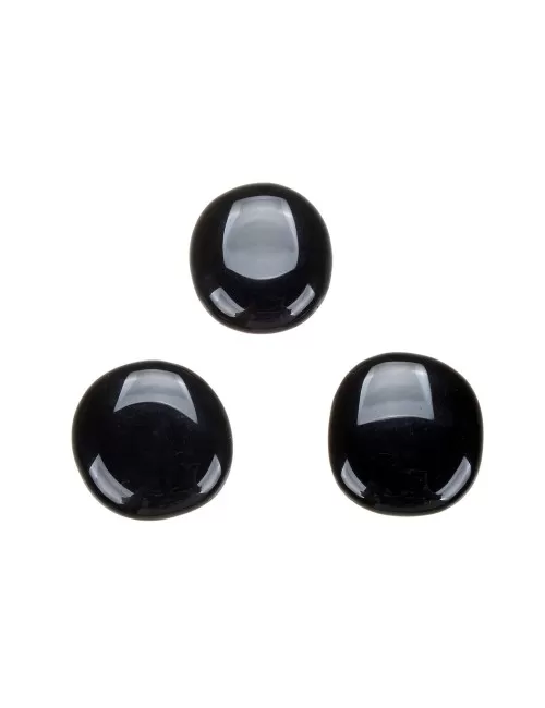 Heil- & Edelsteine - Scheibensteine - Obsidian (schwarz) - 500gr Beutel