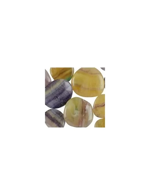 Heil- & Edelsteine - Scheibensteine - Fluorit (gelb gebändert) - 500gr Beutel