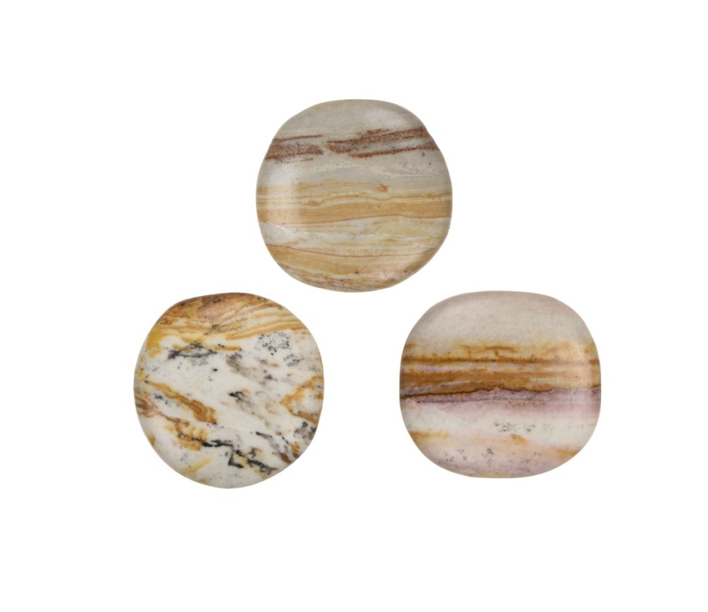 Heil- & Edelsteine - Scheibensteine - Abendrot-Rhyolith - 500gr Beutel