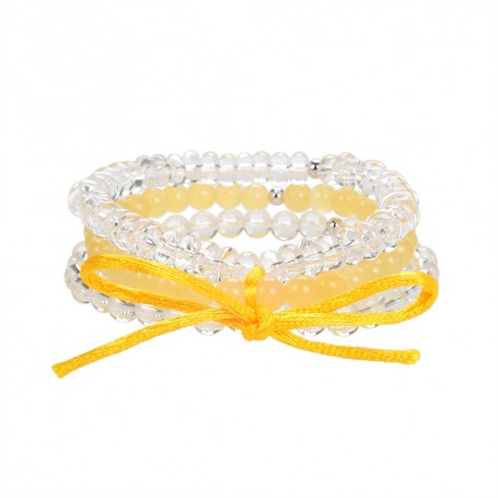 Armband - Set  Sunny Day  (Bergkristall