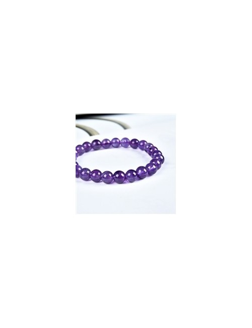 Armband - Amethyst extra, 08mm Kugeln