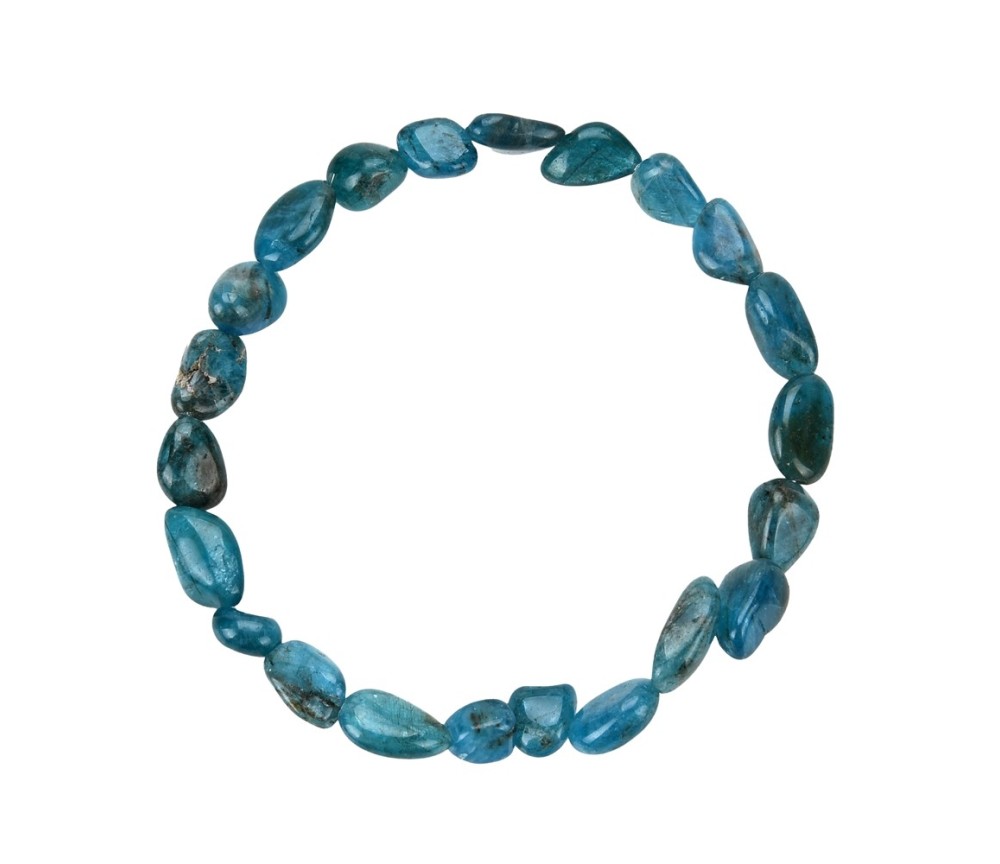 Armband - Apatit (stab.), 08-10mm Nuggets