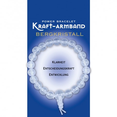 Armband - Kraft - Bergkristall