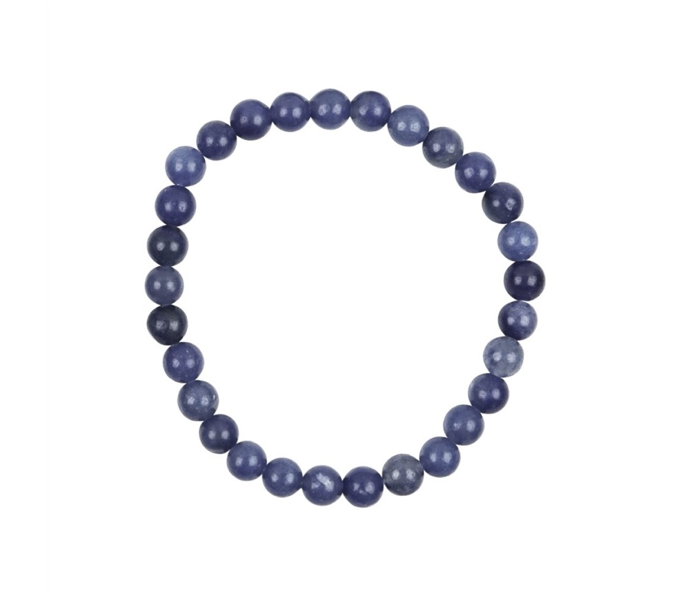 Armband - Blauquarz, 06mm Kugeln