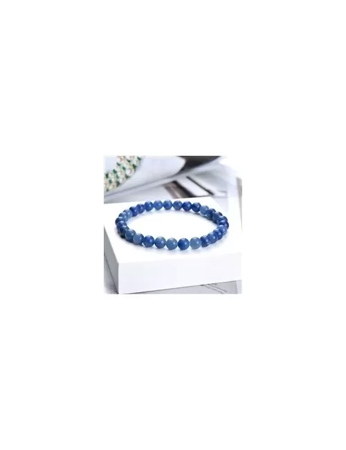Armband - Blauquarz, 06mm Kugeln