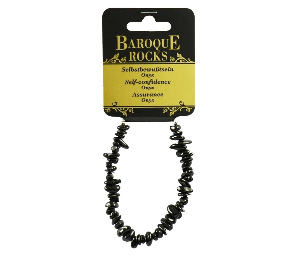 Armband - Barock - Classic   Onyx (gef.)    Selbstbewusstsein