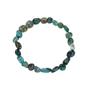 Armband - Chrysocoll (stab.), 08-10mm Nuggets