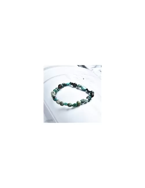 Armband - Chrysocoll (stab.), 08-10mm Nuggets