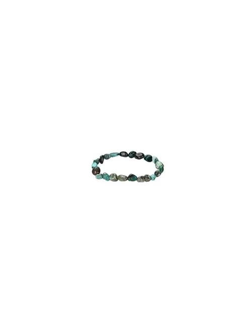 Armband - Chrysocoll (stab.), 08-10mm Nuggets
