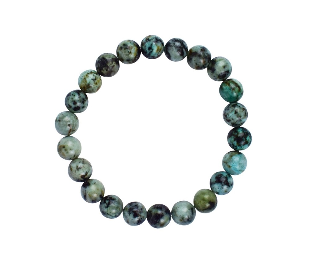 Armband - Chrysocoll-Diorit (stab.), 08mm Kugeln