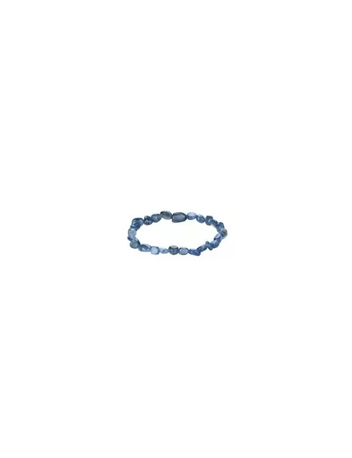 Armband - Disthen (blau), 08-10mm Nuggets
