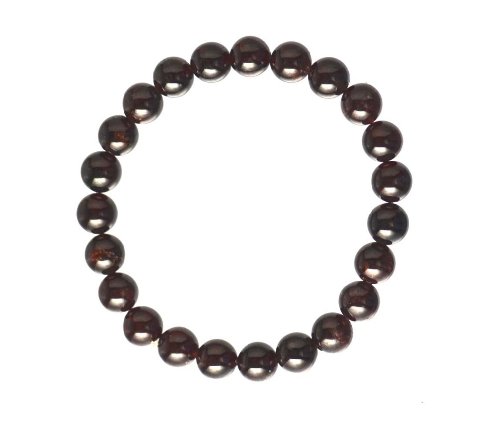 Armband - Granat, 08mm Kugeln