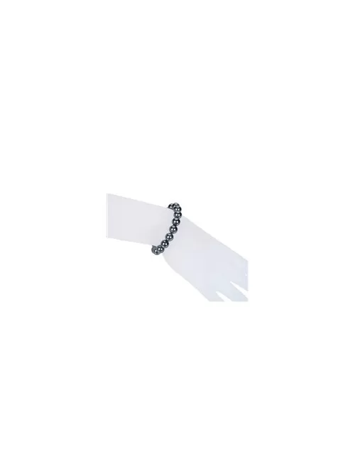 Armband - Hämatit (natur), 06mm Kugeln